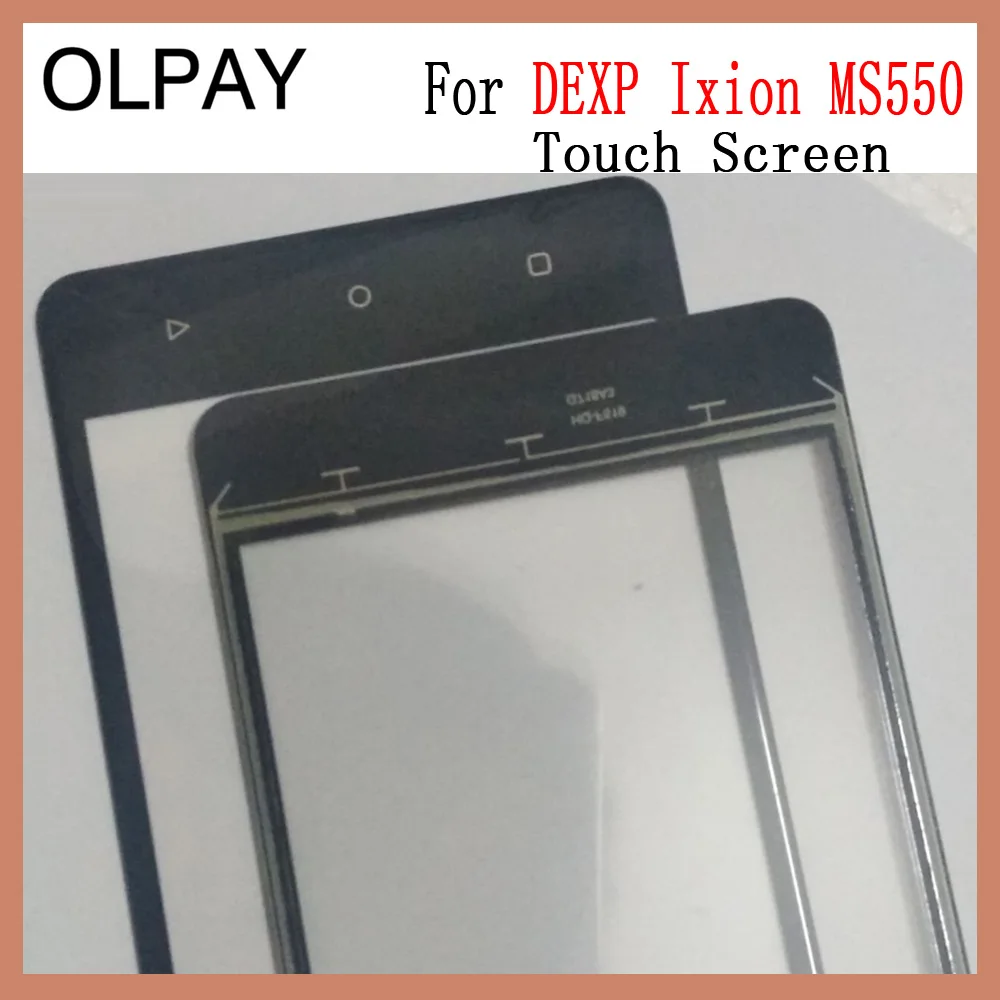 OLPAY 5," для MS550 сенсорный экран дигитайзер для DEXP Ixion MS550 Сенсорная панель Сенсорный экран сенсор Переднее стекло Бесплатный клей+ салфетки