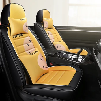 

Full Coverage PU Leather car seat cover flax fiber auto seats covers for chery tiggo 3 tiggo 5 tiggo t11
