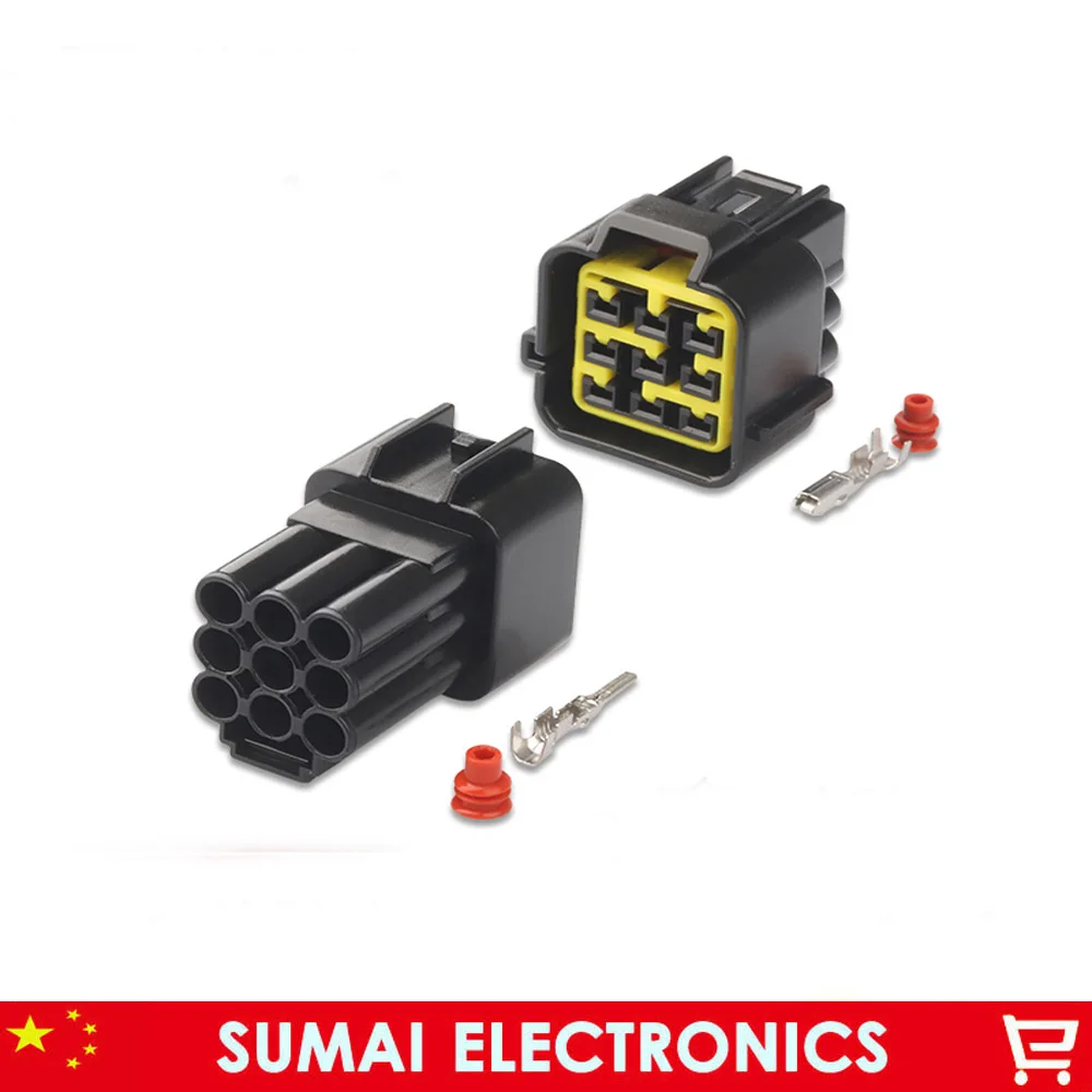 

9 Pin/way 2.3mm Auto plug,9P car refit waterproof connector