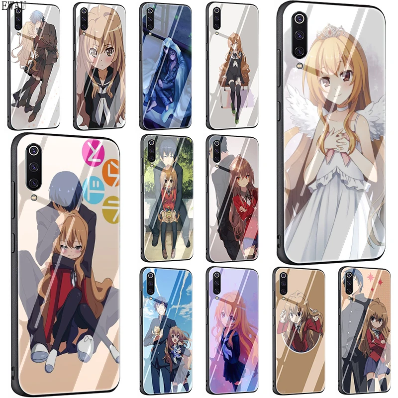 

EWAU Anime Toradora Tempered Glass phone case for Xiaomi 5X 6X 8 Lite 9 A1 A2 F1 Remdi 4X 6A Note 5 6 7 pro