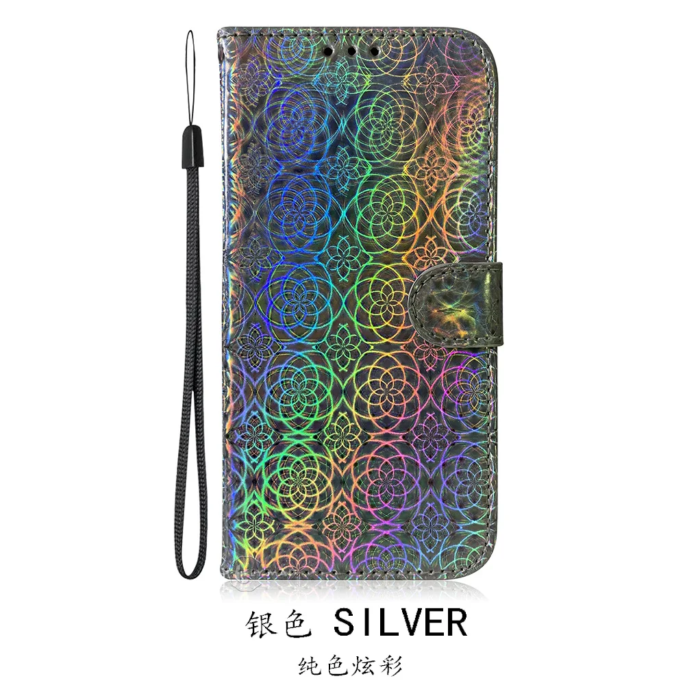 Silver Блестящая Обложка для samsung Galaxy A50 50 SM-A505FD SM-A505F/DS SM-A505FN A505FD A505F/DS A505FN слот для карт памяти Sallet чехол для телефона - Цвет: Silver