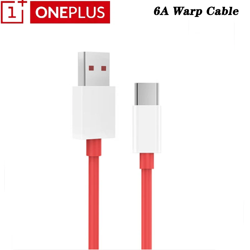 Oneplus 8 Pro Warp Быстрый зарядный кабель 6A тире USB Type C для передачи данных смартфона One