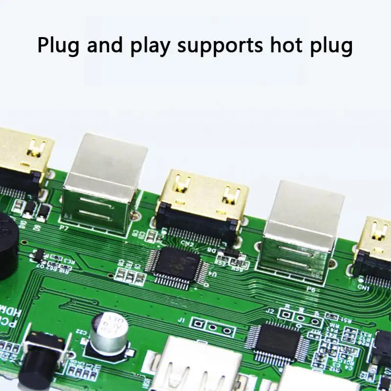 4K HDMI разветвитель USB KVM переключатель коробка 2 порта 4K видео дисплей разветвитель коробка для 2 ПК общий принтер клавиатура мышь KVM