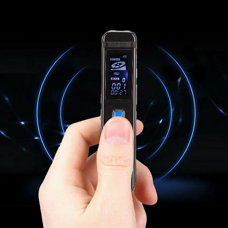 Цифровой HD диктофон шумоподавление аудио запись Ручка 8G MP3 плеер grabadora de voz