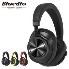 Bluedio T6S Bluetooth Headphones Active Noise Cancelling Wireless Headset for phones and music with voice control