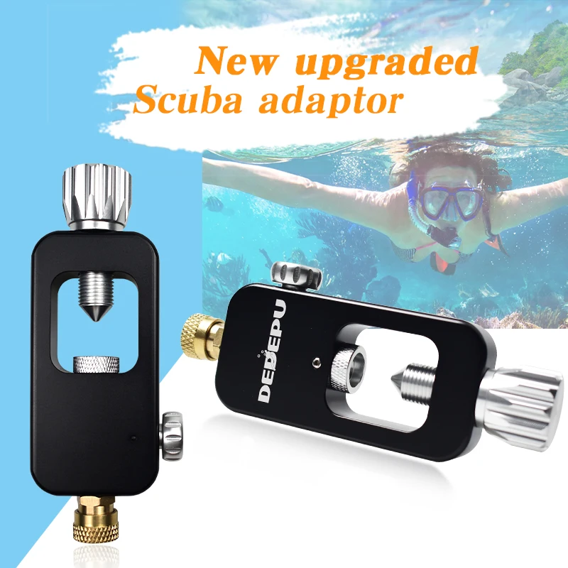 

DEDEPU scuba adapter oxygen tank PCP paintball design inflatable adapter 300bar inflatable adapter