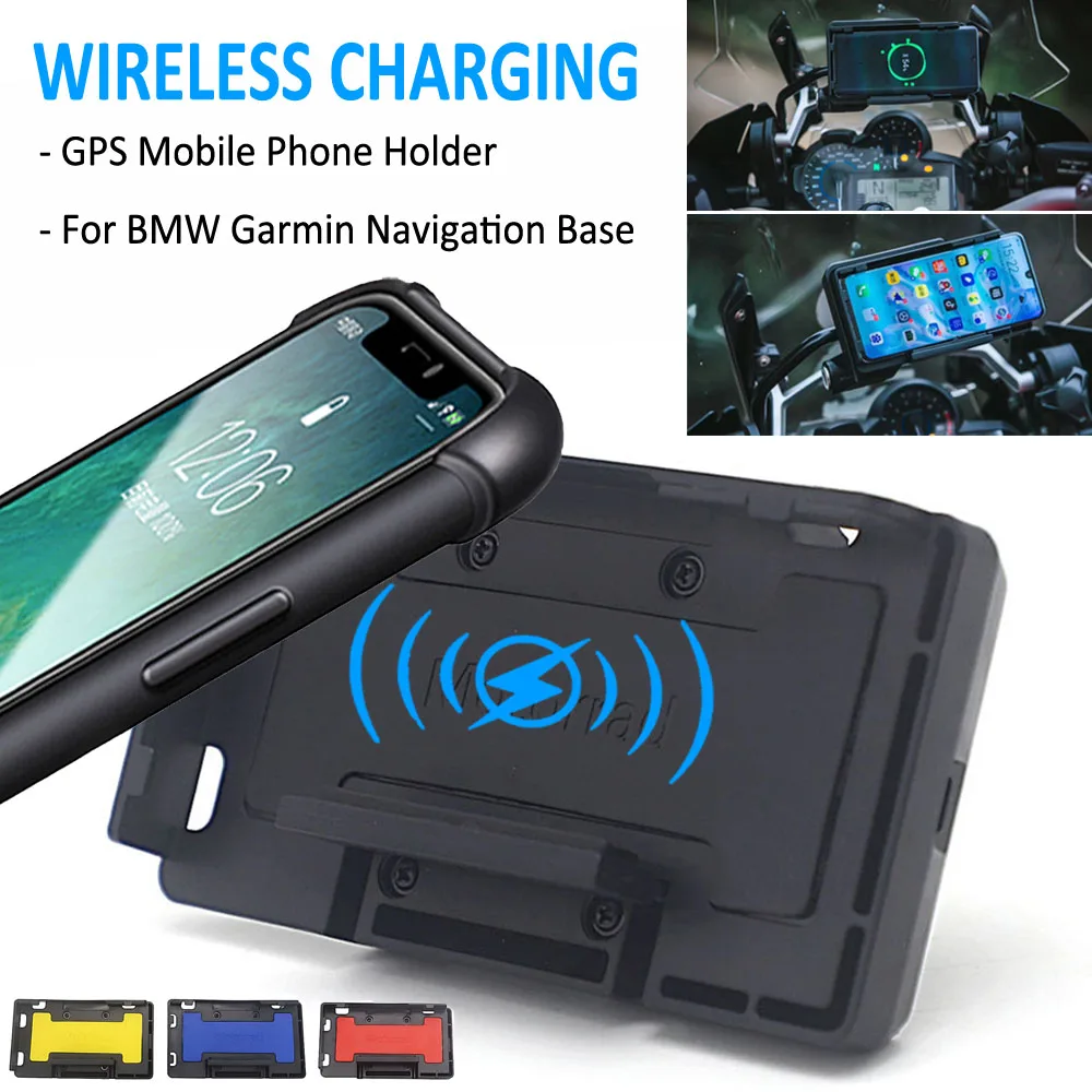 NEW Motorcycle Wireless Charging Charger GPS Phone Holder Navigation Bracket For BMW S1000XR F900R R1250GS R1200GS Adventure ADV |