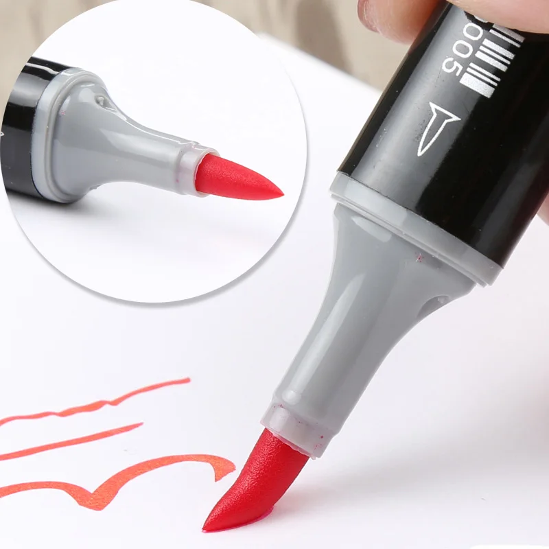 FINECOLOUR художественные маркеры двуглавый EF100/EF101/EF102 240/160/480 цвета художника эскиз спиртовой основе маркеры для анимационной манги