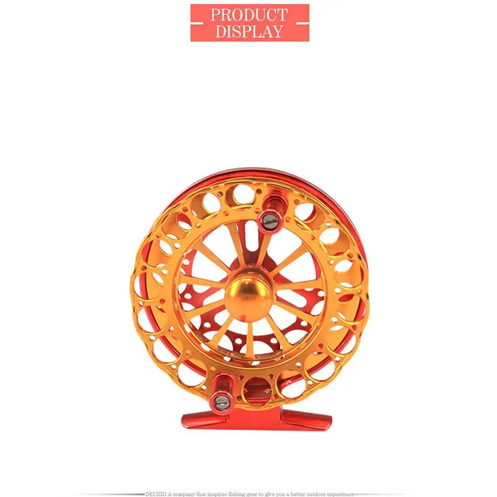 HiMISS катушка для ловли нахлыстом переносная муха переднее колесо мини ЧПУ 2BB 1:1 Передаточное отношение маховик спиннинговая катушка для ловли рыбы в пресноводных водоемах