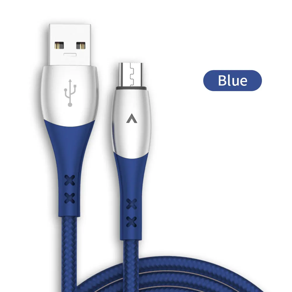 Blue SmartDevil Micro USB кабель 3A Быстрая зарядка зарядное устройство для Xiaomi samsung Galaxy S7 S6 J7 Edge Note 5 Android USB кабель для телефона - Цвет: Blue