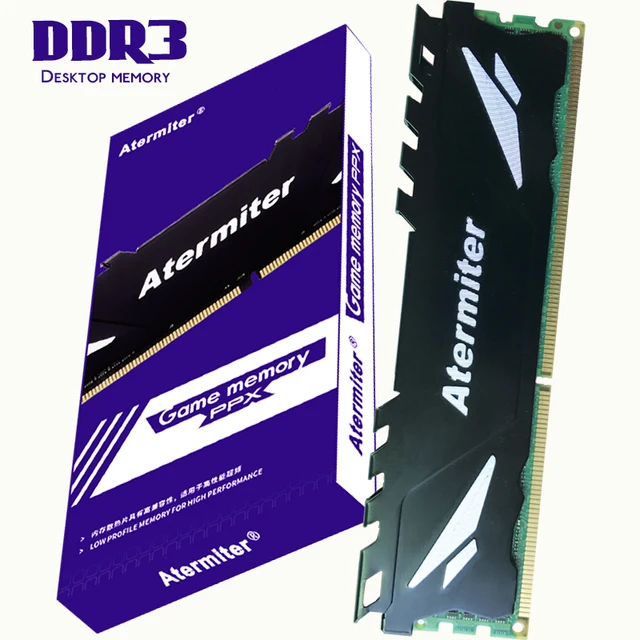 Atermiter PC Memory RAM Memoria Module Computer Desktop DDR3 2GB 4GB 8GB PC3 1333MHZ 1600MHZ 1866MHZ 10600 12800 2G 4G 8G RAM 2