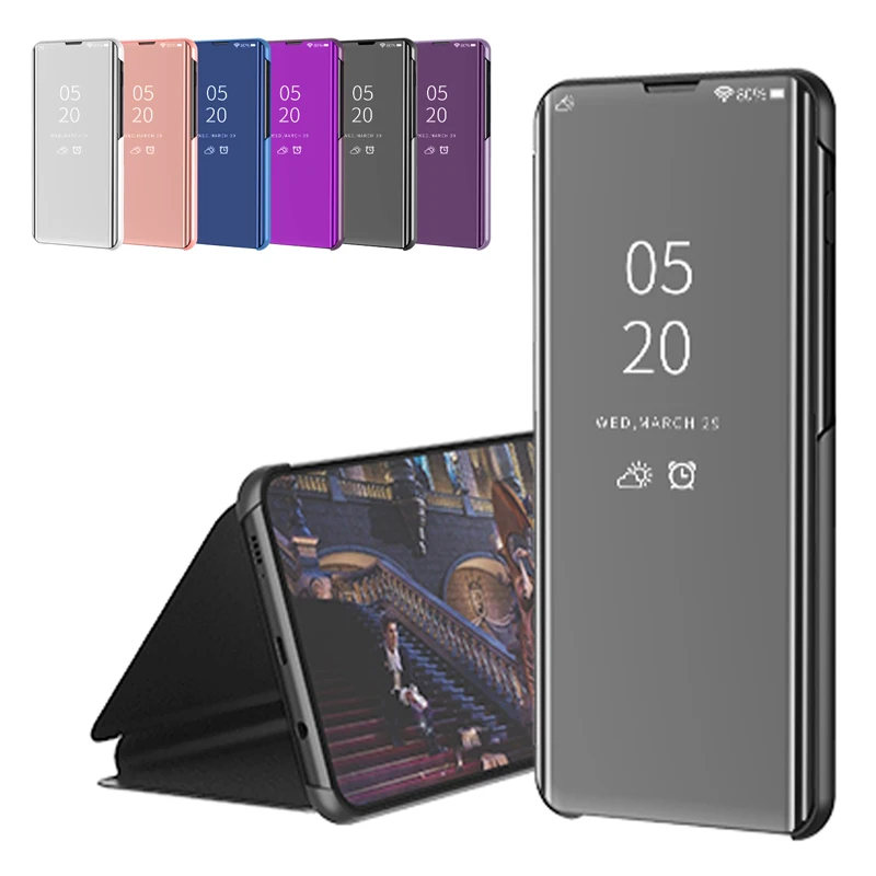 

Color Flip Case For Xiaomi Mi A3 Lite CC9 CC9e 9t F2 Pro A2 8 Lite A1 F1 9 Se Play 6 Case Mirror Surface Leather Back Shell Capa