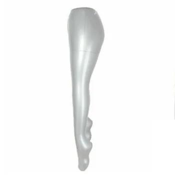 

1x PVC Female Pants Underwear Inflatable Mannequin Dummy Torso Legs Model Silver Plastic For Clothing Collection Retail Display