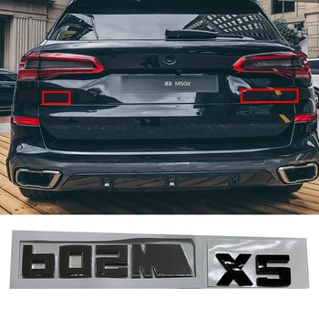 

New Rear Glossy Black Car Sticker 3D Letter Number Emblem For BMW X3M50i X5M50d X6M50d X3M50i X5 E70 F10 X1 X6 X3 X4 X5M50DFLASH