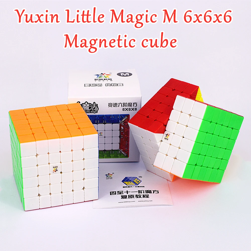 Магнитный магический куб Yuxin Little Magic M 6x6x6 4x4 5x5x5 скоростной 5x5 6x6 головоломка |