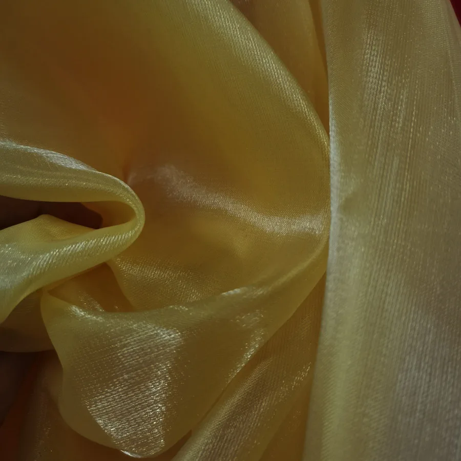 Стеклянная органза ткань 3 ярда блестящее украшение глянцевые вечерние принадлежности для сцены Косплей свадебный фон DIY швейная кукла марля - Цвет: 19