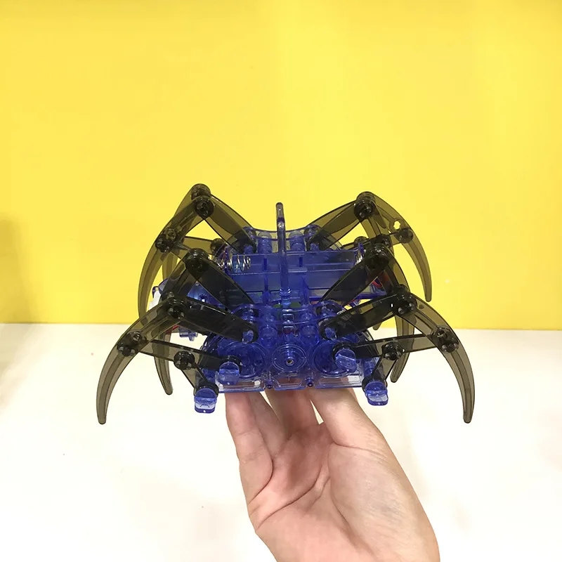 Подросток студентов 8-летний DIY Сборные игрушки науки серии Электрический робот паук экспериментальные физики развивающие