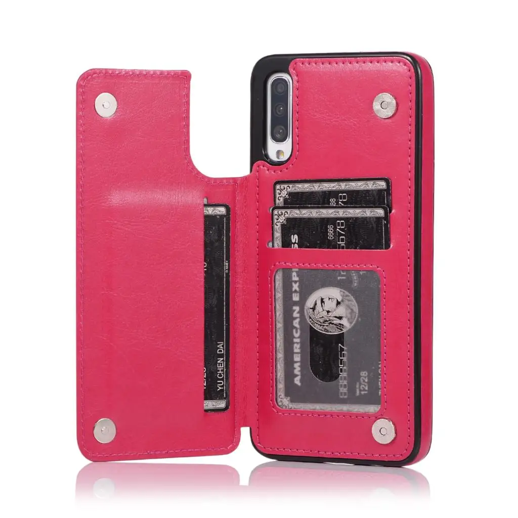 Retro Leather Wallet Stand Cover for Huawei P40 Pro Plus P30 Lite Mate 30 20 Card Slot Magnetic Clasp Shockproof Flip Phone Case 