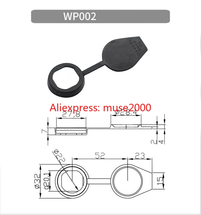 WP001 2 3 7 PE пластиковая крышка для промышленного электрического шкафа двери шкафчика outler черный пылезащитный чехол водонепроницаемый колпачок