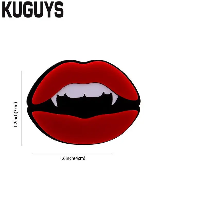 STUD EARRING KUGUYS, ювелирные изделия, акриловые гипербола, длинные серьги для женщин, Pendientes, хип-хоп помада, серьги-капли, женские серьги - Окраска металла: STUD EARRING