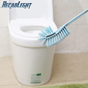 

Plastic Toilet Brush Long Handle Double-Sided Thickening Hard Hair Increase Washing Area Environmental Washroom Cleaning Tool