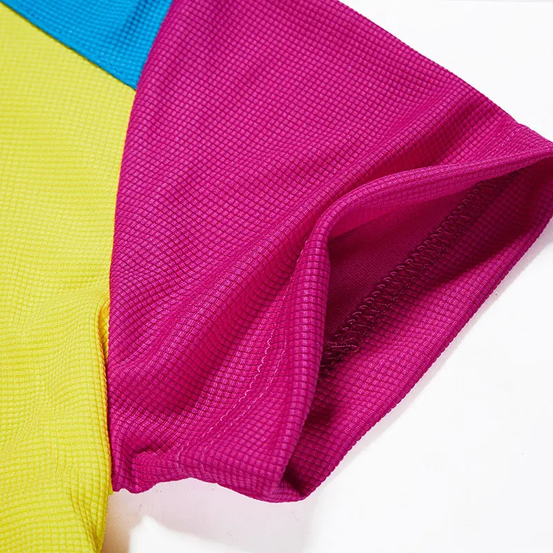 Летние женские футболки с застежкой молнией для походов на открытом воздухе