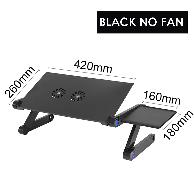 Support pour ordinateur portable réglable en aluminium, ergonomique pour  TV, lit, plateau de canapé, PC, table pour ordinateur portable, support de  bureau avec tapis de souris - AliExpress