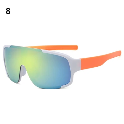 Хит, мужские и женские очки для велосипеда, UV400, велосипедные очки, велосипедные спортивные очки, MTB, велосипедные спортивные солнцезащитные очки, мотоциклетные очки - Цвет: 8