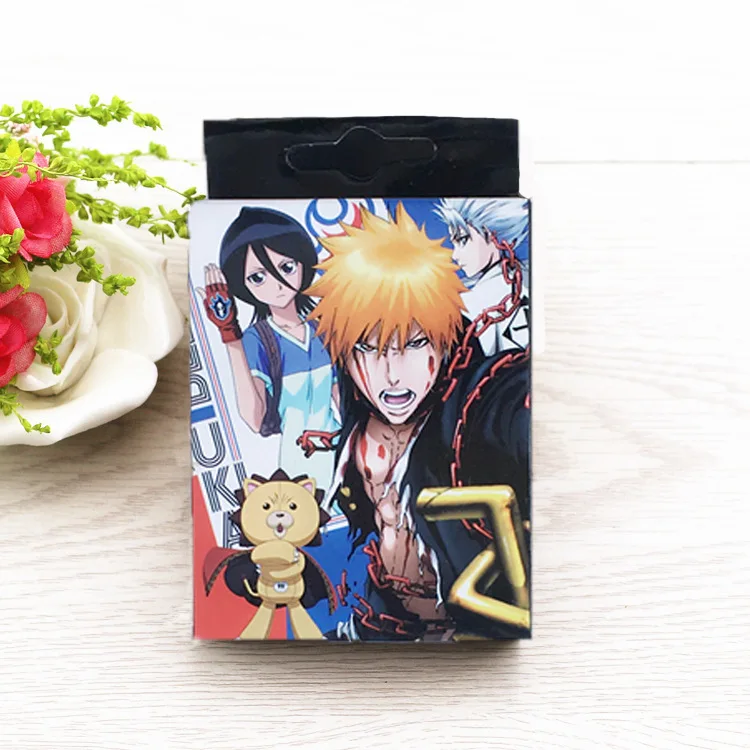 Anime Peripheral Bleach Death Casual Entertainment Playing Cards A Box/54 High-definition Thick Card