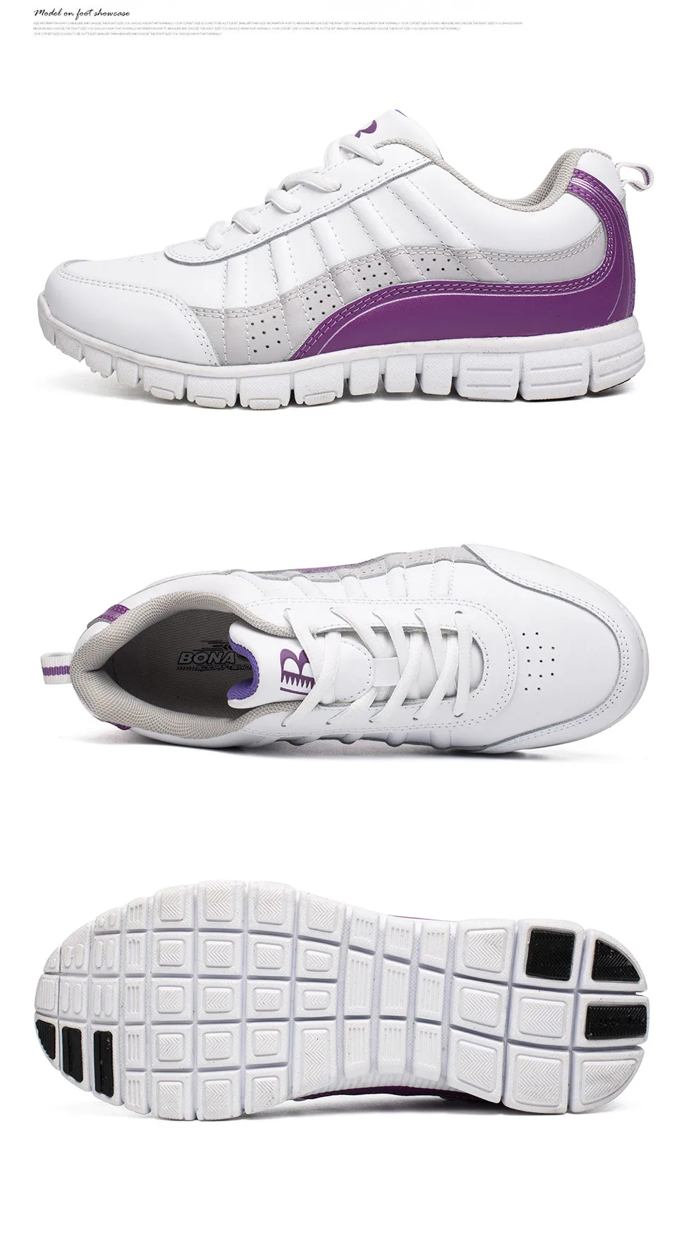 BONA/Новинка; стильные женские кроссовки для бега; женские кроссовки на шнуровке; спортивная обувь; прогулочная обувь для бега; удобные