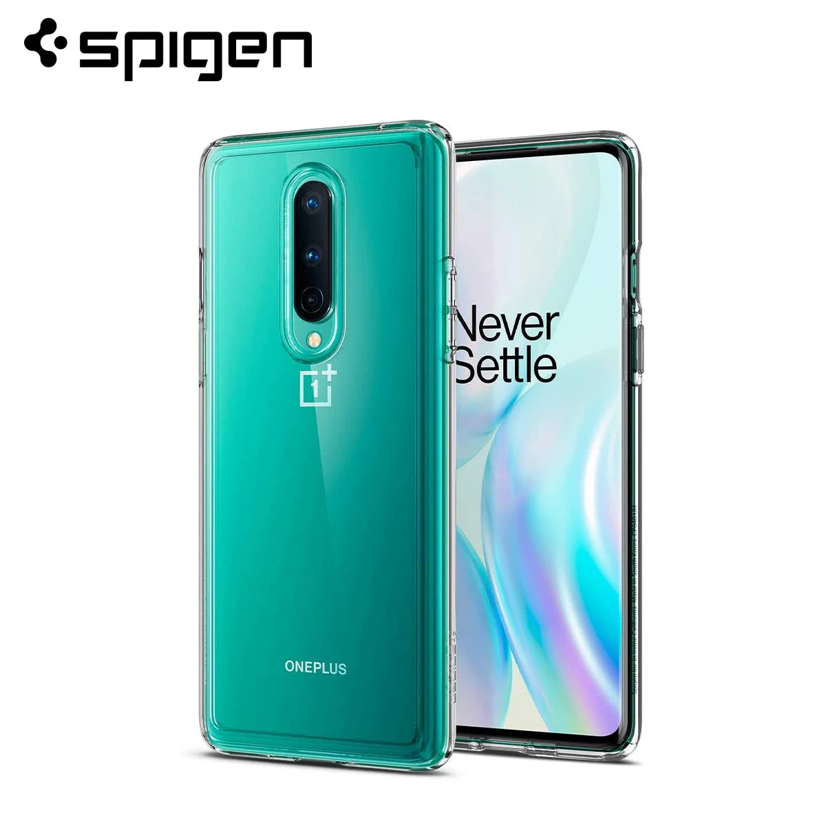 Spigen OnePlus 8 Чехол Ультра гибридная серия прозрачная задняя панель + мягкий бампер