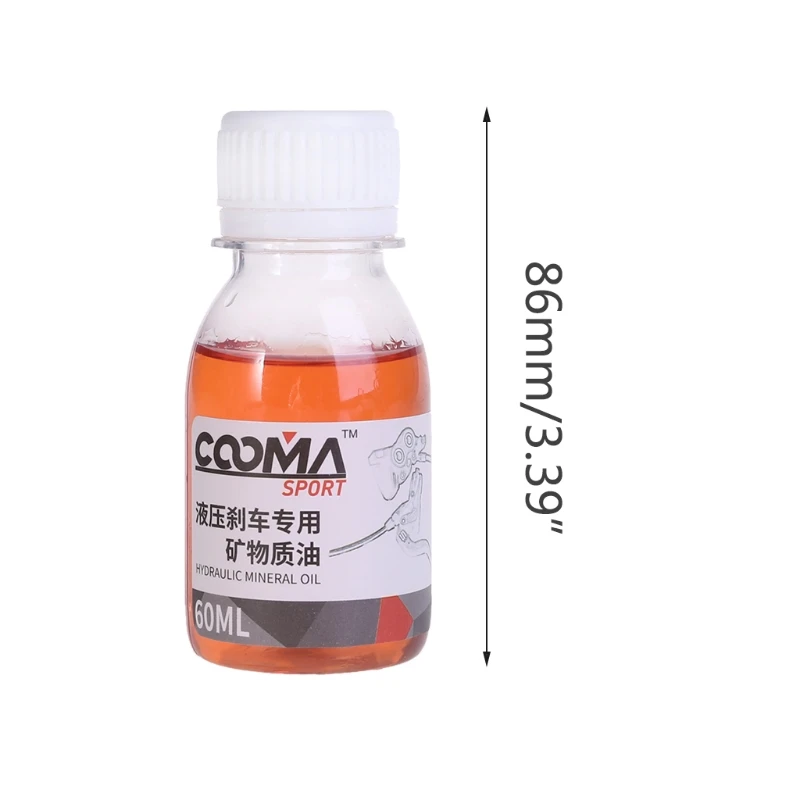 1Pc Cooma 60ml Bicycle Brake Mineral Oil System Fluid Cycling MTB Bike For Shimano MAGURA
