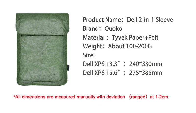 capa, fibra de papel Tyvek laptop sleeve