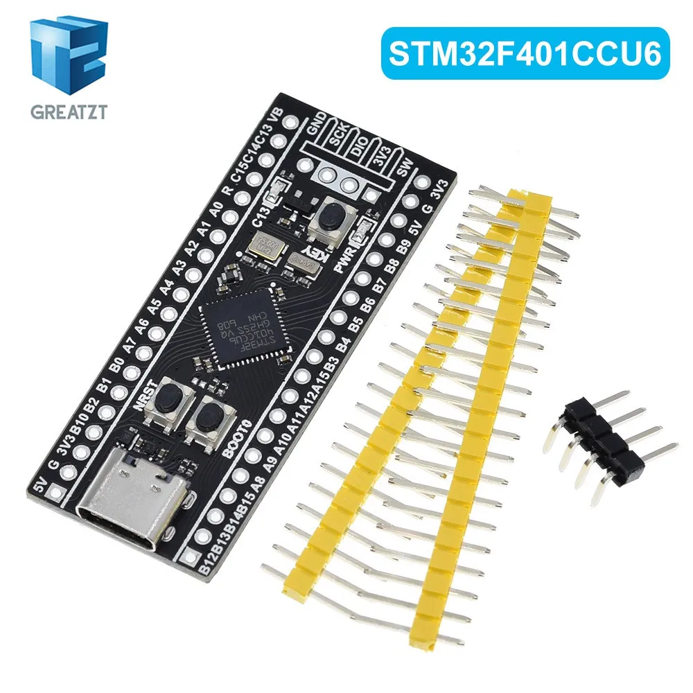 Плата разработки GREATZT STM32F401 256 Кб ROM V1.2 STM32F401CCU6 STM32F411CEU6 STM32F4 плата обучения для