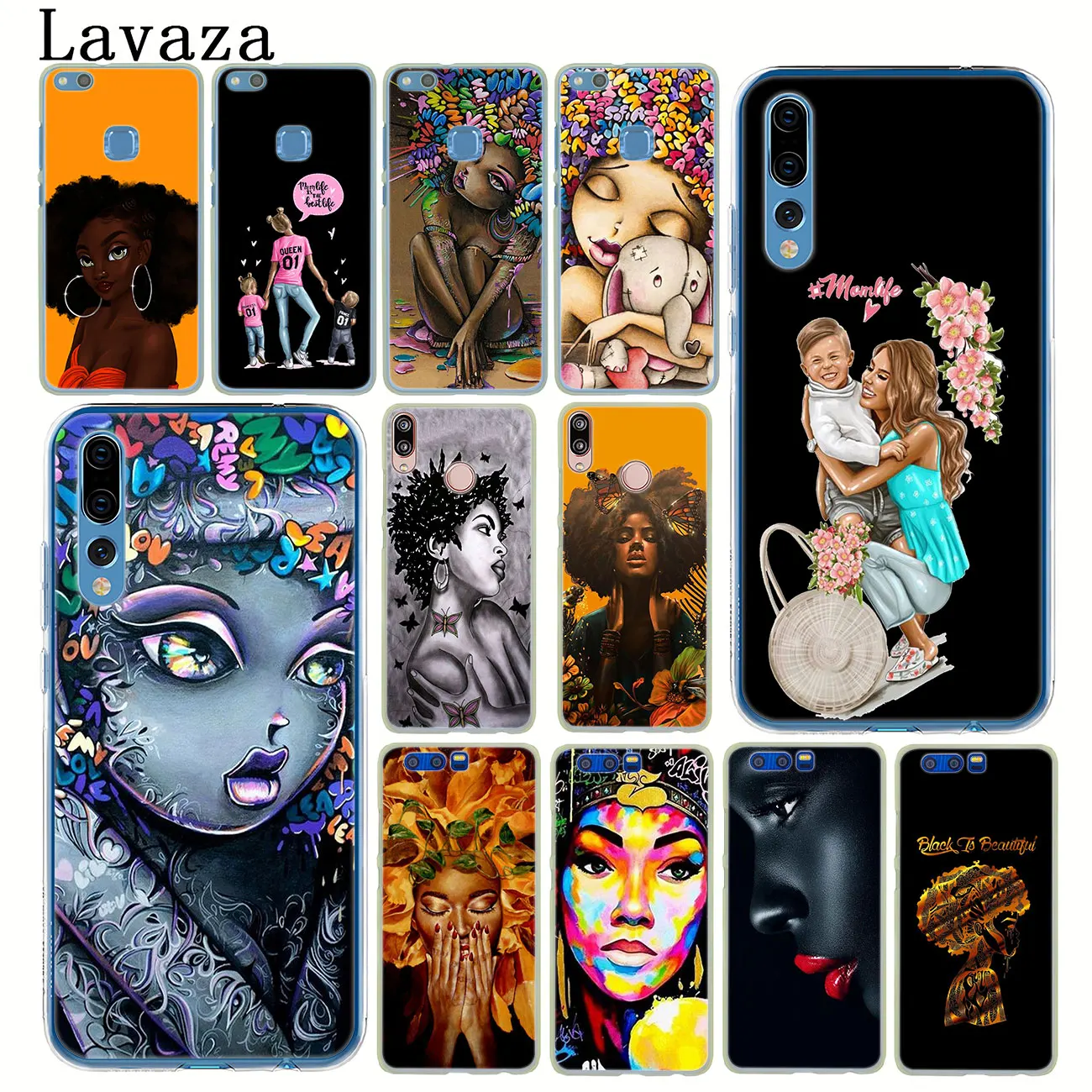 Чехол для телефона Lavaza с аниме африканскими девушками Huawei P30 P20 Pro P9 P10 Plus P8 Lite Mini 2016