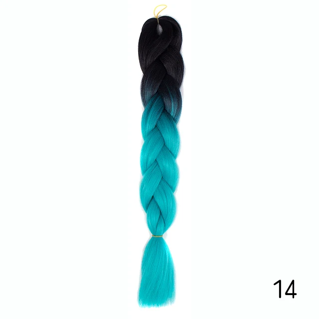 YXHAIR 100g 48 Inch Synthetic Jumbo Box Braids Expression Crochet Hair Extension for Women Pre Stretched Yaki Ombre B19