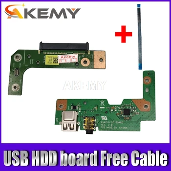 

Free cable For Asus VivoBook X542BP X542B X542BA USB Audio usb board Laptop HDD Hard Disk Drive Board