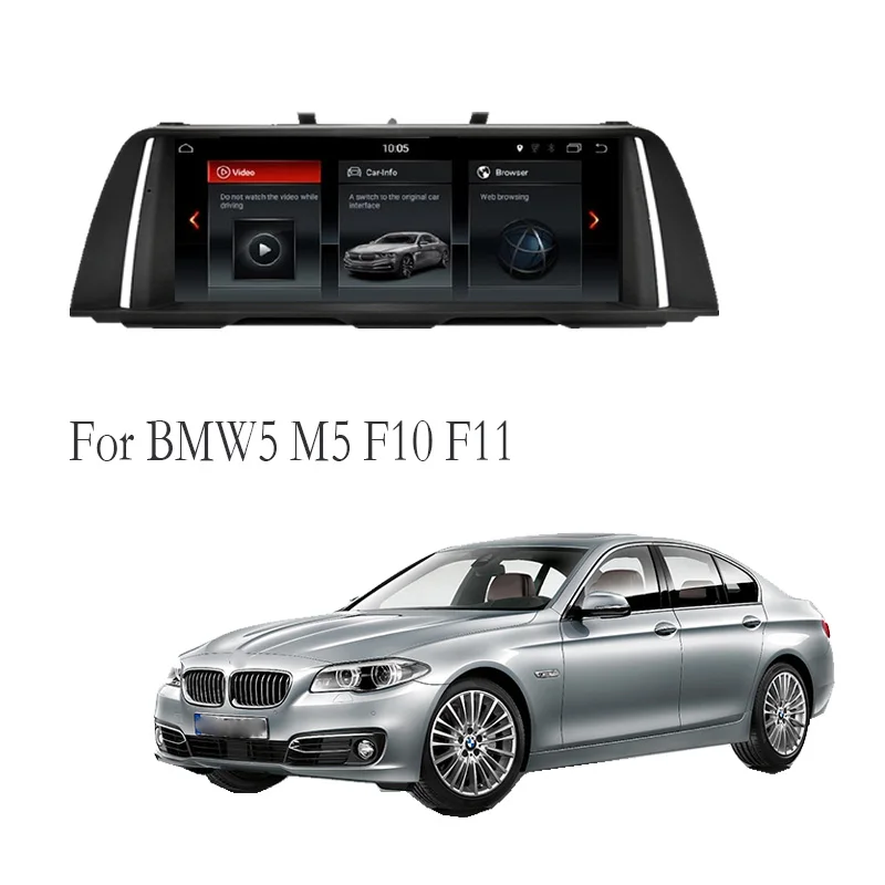 Liandlee Car Multimedia GPS Audio Radio Stereo For BMW 5 M5 F10 F11 2010~2014 CarPlay TPMS For CIC System Navigation NAVI