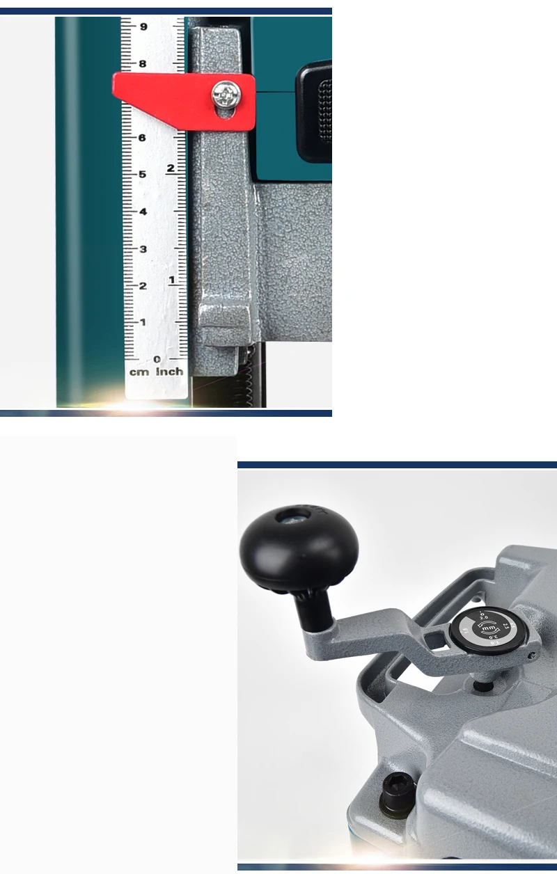 LIVTE high quality cheap price mini woodworking thickness planer / wood surface thickness machine