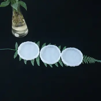 

Crystal Epoxy Resin Mold Round Tray Casting Silicone Mould Handmade DIY Crafts L4ME