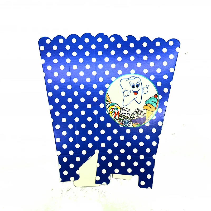 6pcs/lot Teeth popcorn boxes baby shower party decorations candy case | Дом и сад