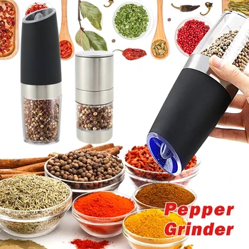 

Electric Automatic Mill Pepper and Salt Grinder Peper Spice Grain Mills Porcelain Grinding Core Mill Kitchen Tools