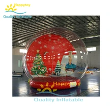 Продвижение Рождество надувной снежный шар человеческий Размер надувной купол Снежный шар для рекламы или продвижения для продажи