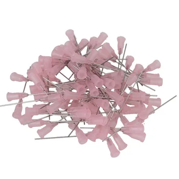 

Pink and Silver 1.5 Inch Length Blunt Dispensing Needles Syringe Needle Tips 20Ga Pack of 100