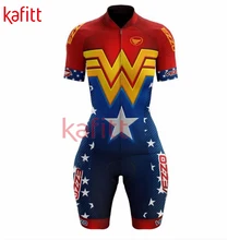 Kafitt-traje de actividades al aire libre para mujer, ropa deportiva de manga corta para fitness, ciclismo de montaña, Mono
