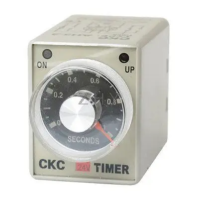 

24V AC 1sec 0-1 s DPDT 8 Pin 8P Terminals Delay Timer Time Relay AH3-3