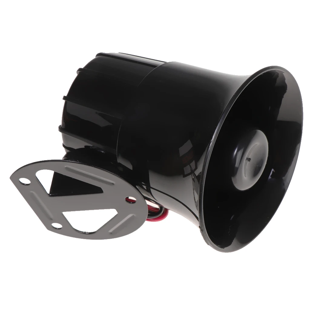 Car Motor Van Truck Boat Alarm Loud Speaker Siren Horn 20W 12V 6 Sound 110dB