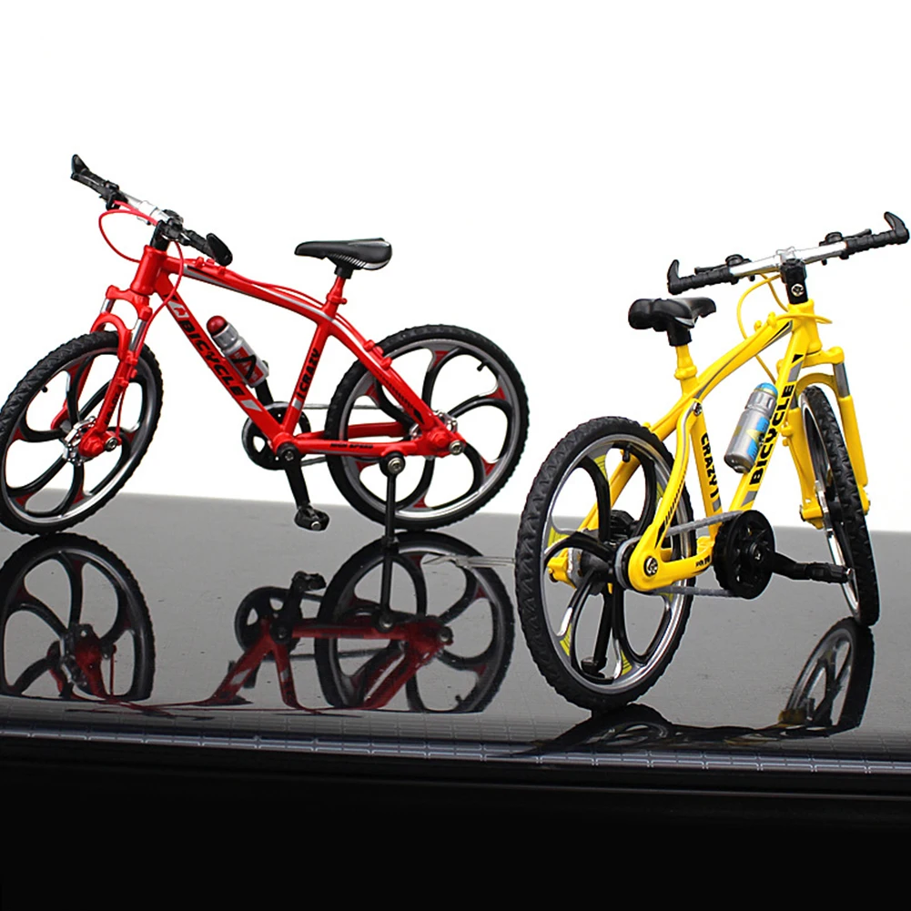 1:10 орнамент миниатюрный палец детская игрушка детский подарок Мальчики сплав гоночный офис литье под давлением велосипед ремесла аксессуары модель велосипеда