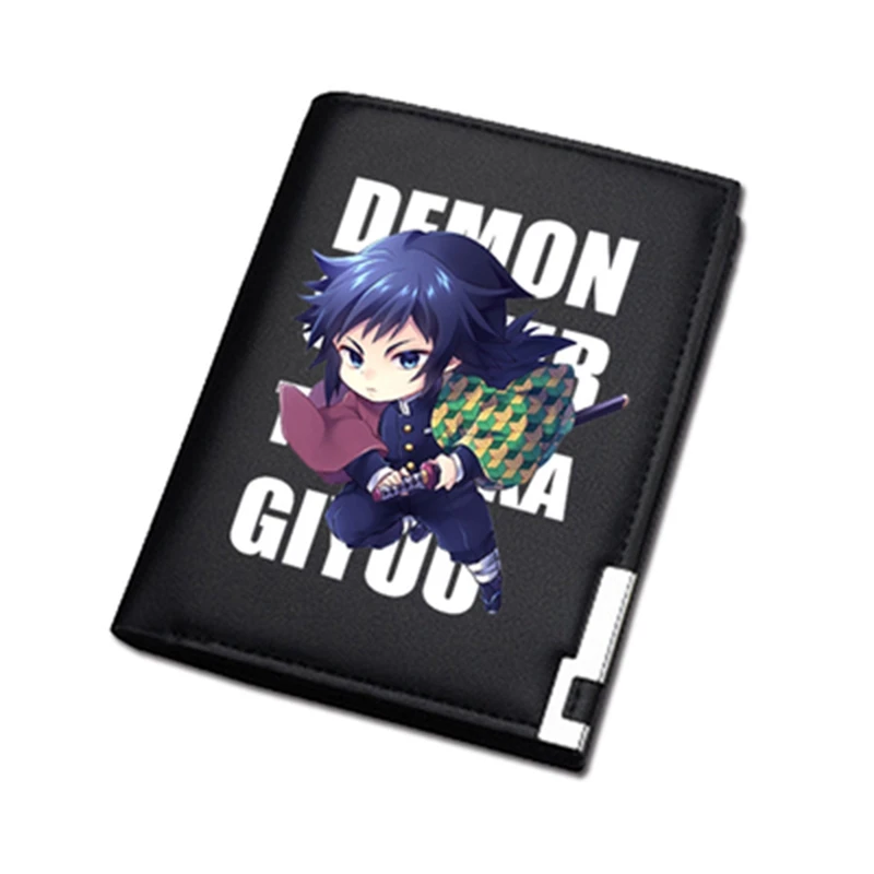 Anime Wallets Demon Slayer: Kimetsu No Yaiba Kamado Tanjirou Cosplay Purse Card Holder Wallet Gift