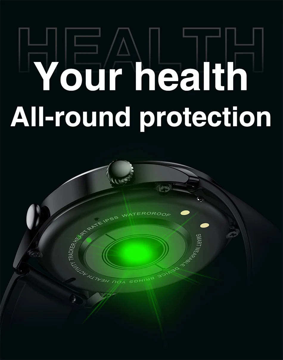 2022 New Bluetooth Call Smart Watch Men Women Heart Rate Monitor Fitness Tracker Music Player 1.36Inch 390*390 HD Smartwatch+Box